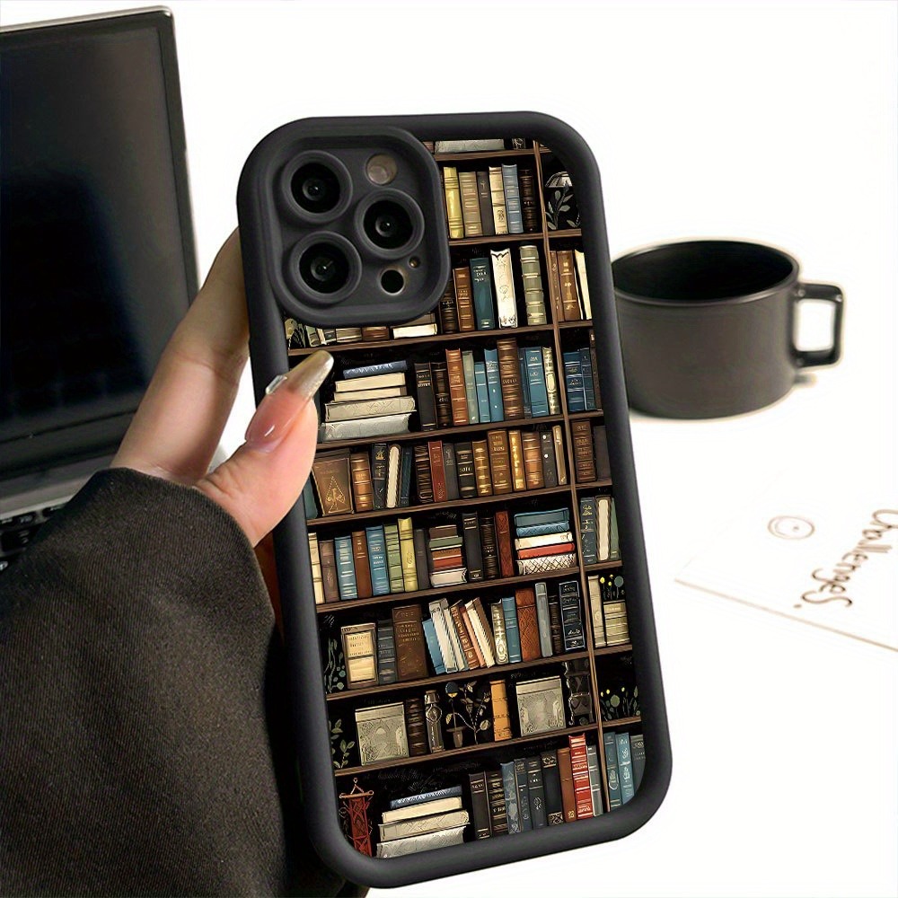 Phone Cases Xs Max - Kitaplık Desenli Yaratıcı Telefon Kılıfı iPhone