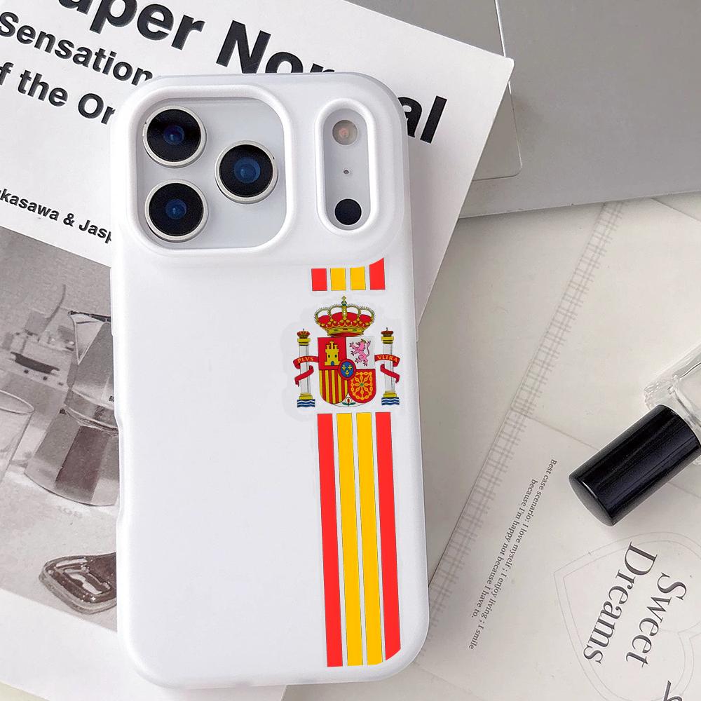 Phone Cases Red - İspanya LOGOSU Espana Kırmızı Sarı Çizgili