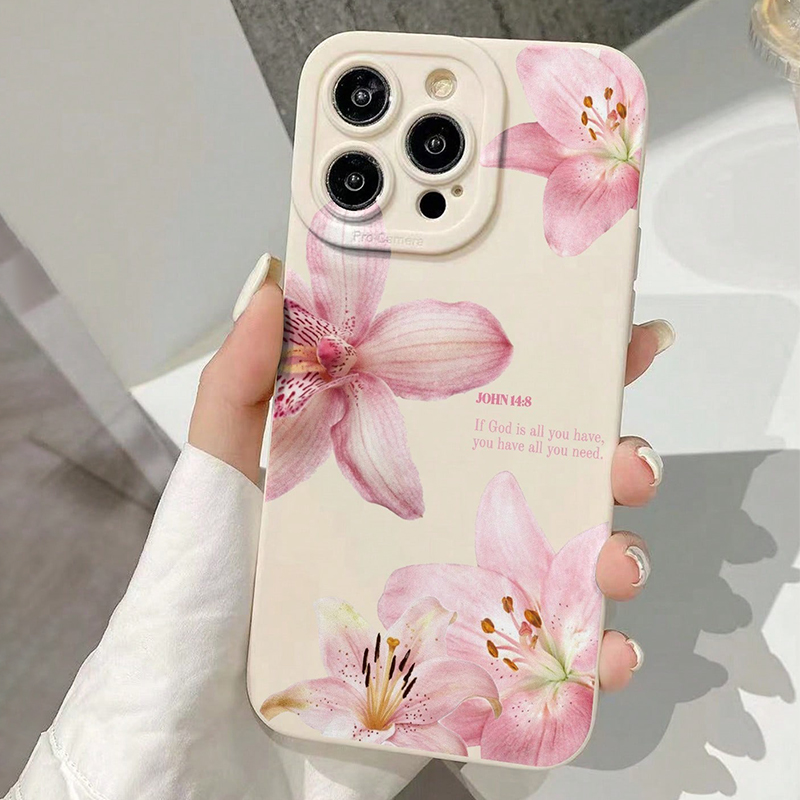Mavi Çiçek Desenli Silikon INS - Phone Cases Like Loopy incelemesi ve fiyatı