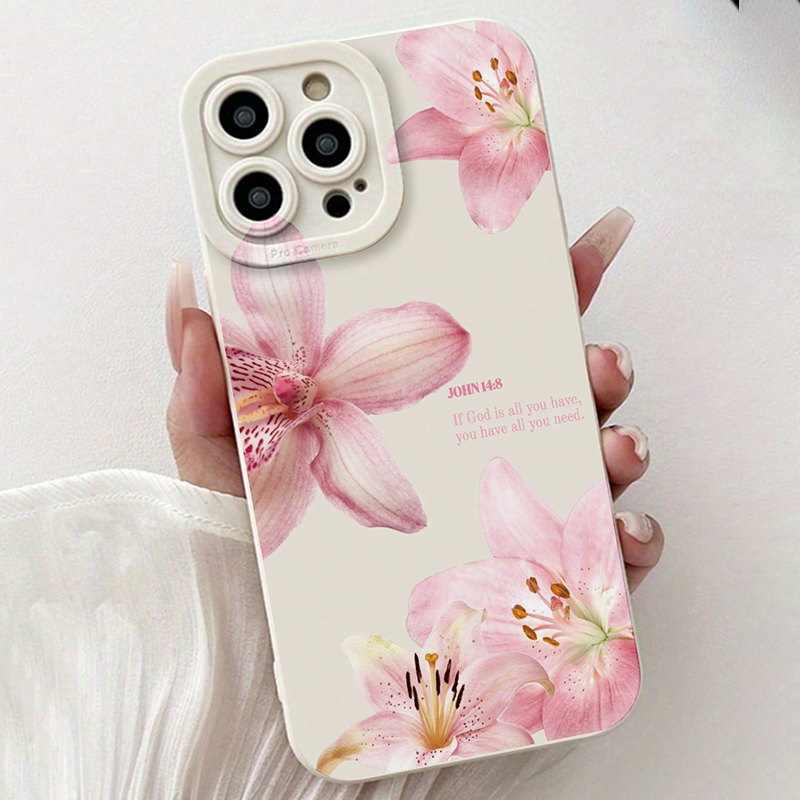 Mavi Çiçek Desenli Silikon INS - Phone Cases Like Loopy incelemesi ve fiyatı