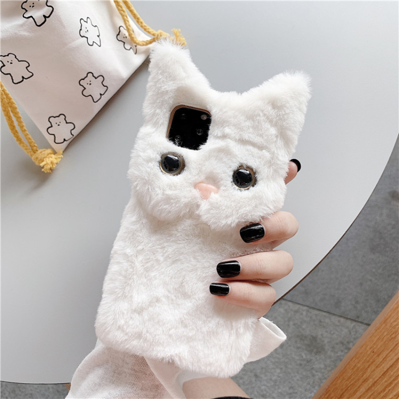 3D Sevimli Karikatür Kedi Tüyl - Phone Cases Iphone 15 incelemesi ve fiyatı