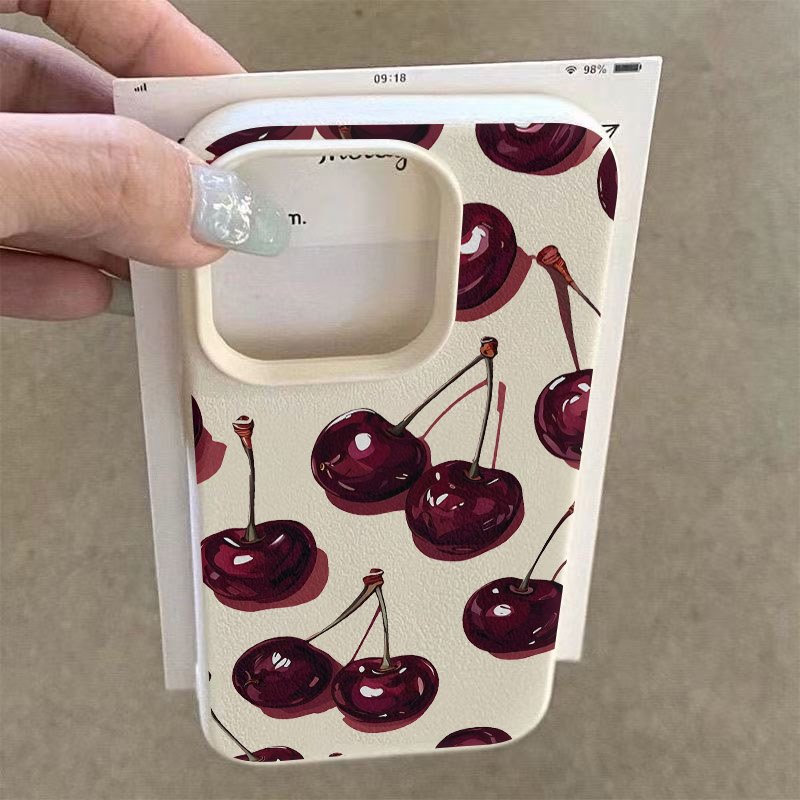 Kırmızı Kiraz Baskılı Desenli  - Phone Cases Red incelemesi ve fiyatı