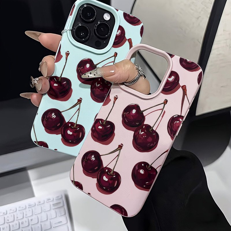 Kırmızı Kiraz Baskılı Desenli  - Phone Cases Red incelemesi ve fiyatı