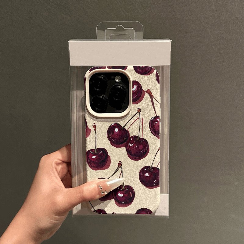 Kırmızı Kiraz Baskılı Desenli  - Phone Cases Red incelemesi ve fiyatı