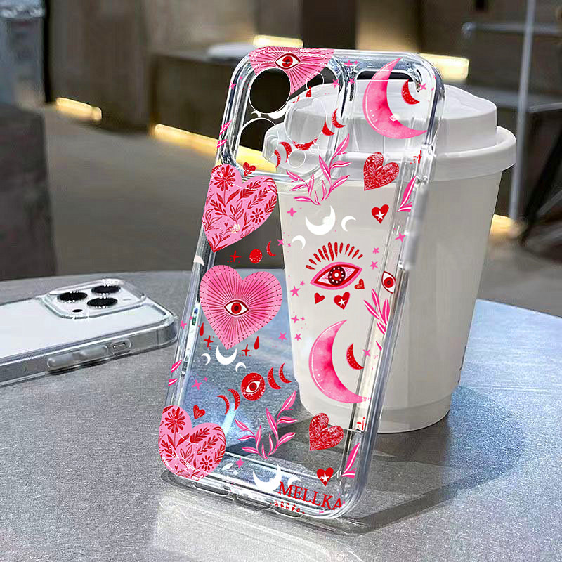 Silikon Kalp Yaprak Göz Ay Des - Phone Cases Like Loopy incelemesi ve fiyatı