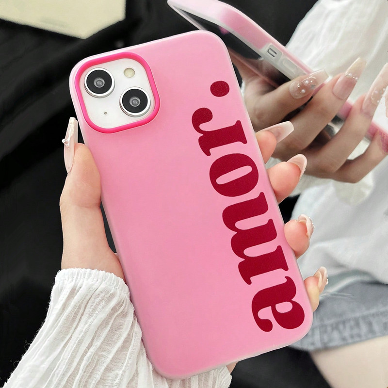 Kırmızı Amor. Mektup Baskılı K - Phone Cases Red incelemesi ve fiyatı