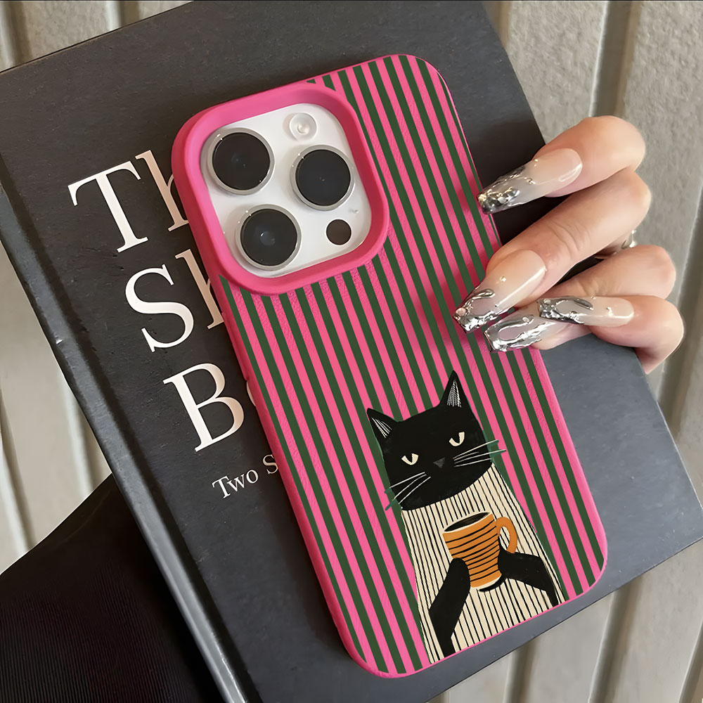 Komik Kahve Kedi Desenli Lyche - Phone Cases Xs Max incelemesi ve fiyatı