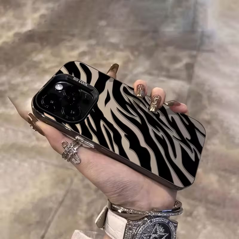 Zebra Desenli Siyah Gelişmiş I - Phone Cases Like Loopy incelemesi ve fiyatı