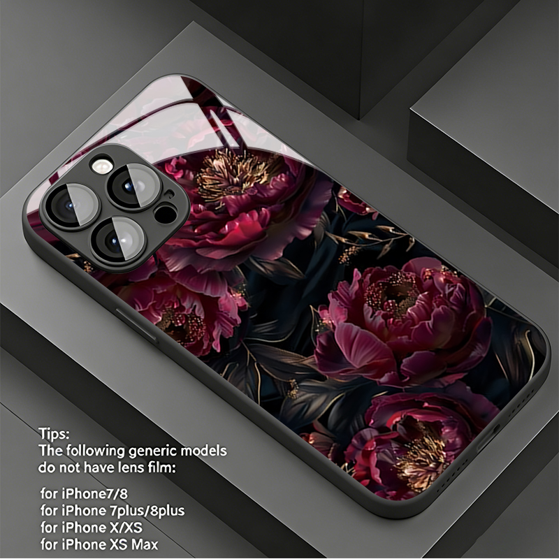 Vogue Koyu Kırmızı Gül Temperl - Phone Cases Vogue incelemesi ve fiyatı
