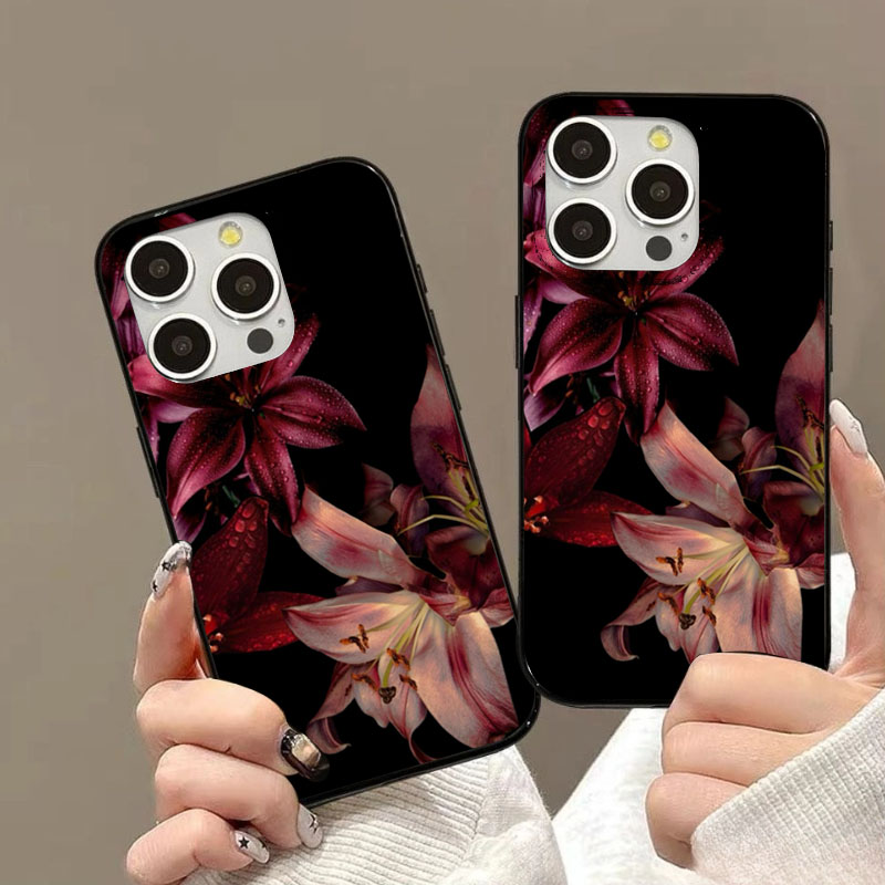 Şık Kırmızı Zambak Çiçeği Dese - Phone Cases Red incelemesi ve fiyatı