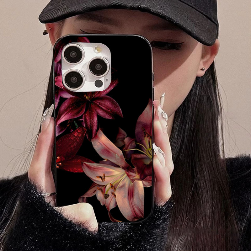 Şık Kırmızı Zambak Çiçeği Dese - Phone Cases Red incelemesi ve fiyatı