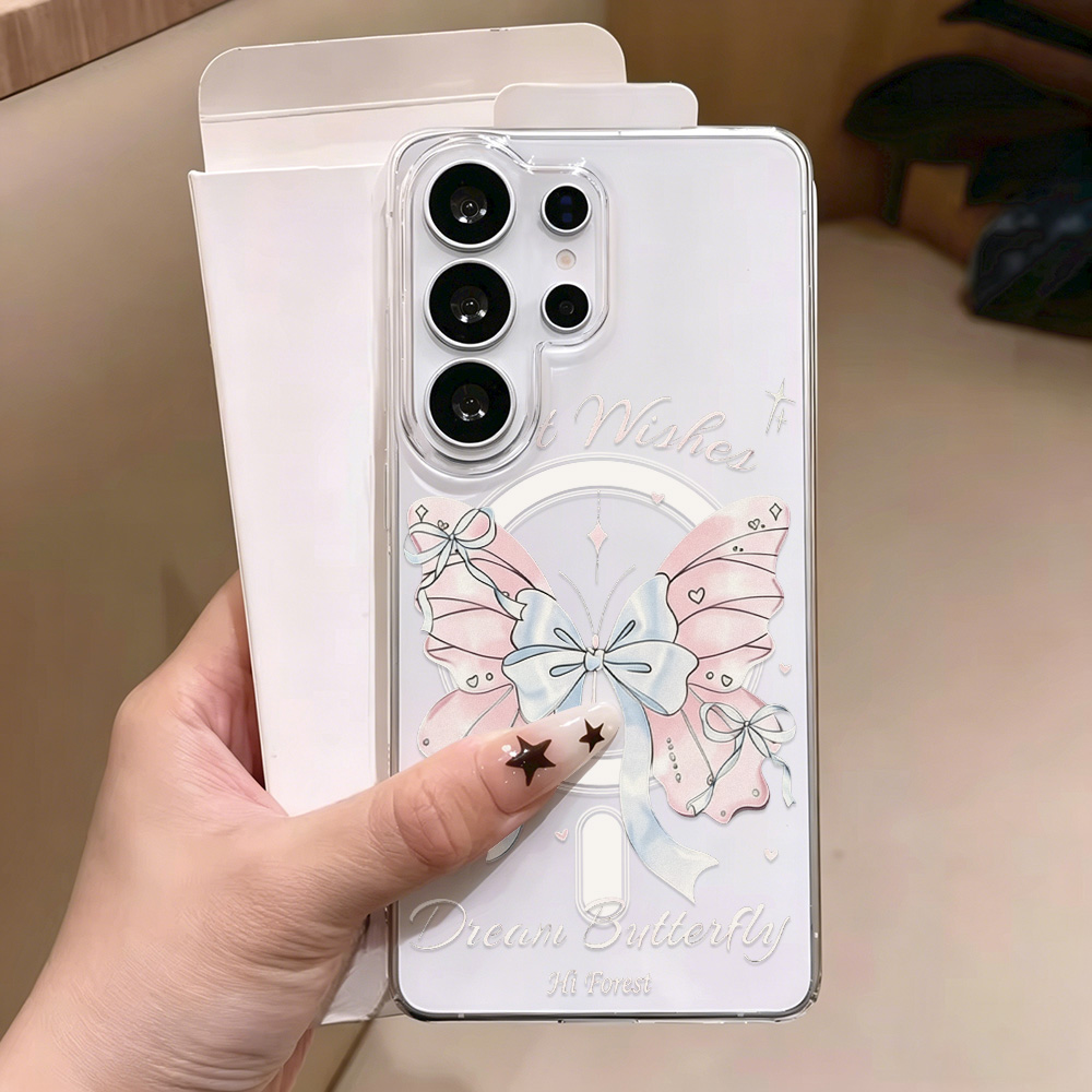 Kelebek Desenli Manyetik Şeffa - Phone Cases Quality incelemesi ve fiyatı