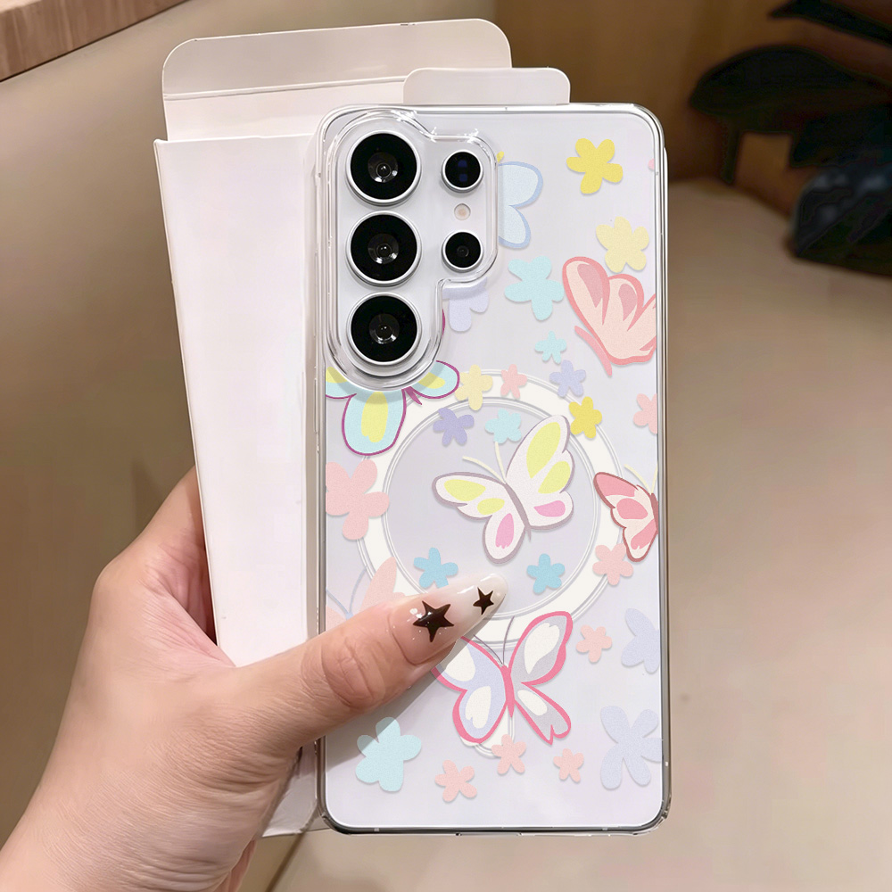 Kelebek Desenli Manyetik Şeffa - Phone Cases Quality incelemesi ve fiyatı