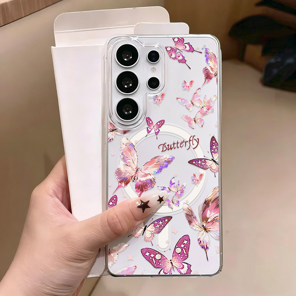 Kelebek Desenli Manyetik Şeffa - Phone Cases Quality incelemesi ve fiyatı