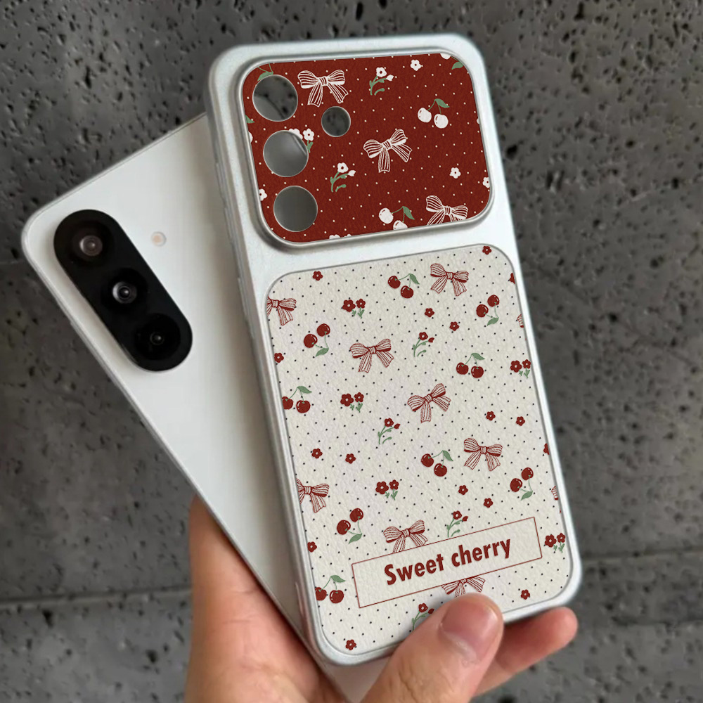 Kırmızı Kiraz Fiyonklu ve Çiçe - Phone Cases Red incelemesi ve fiyatı