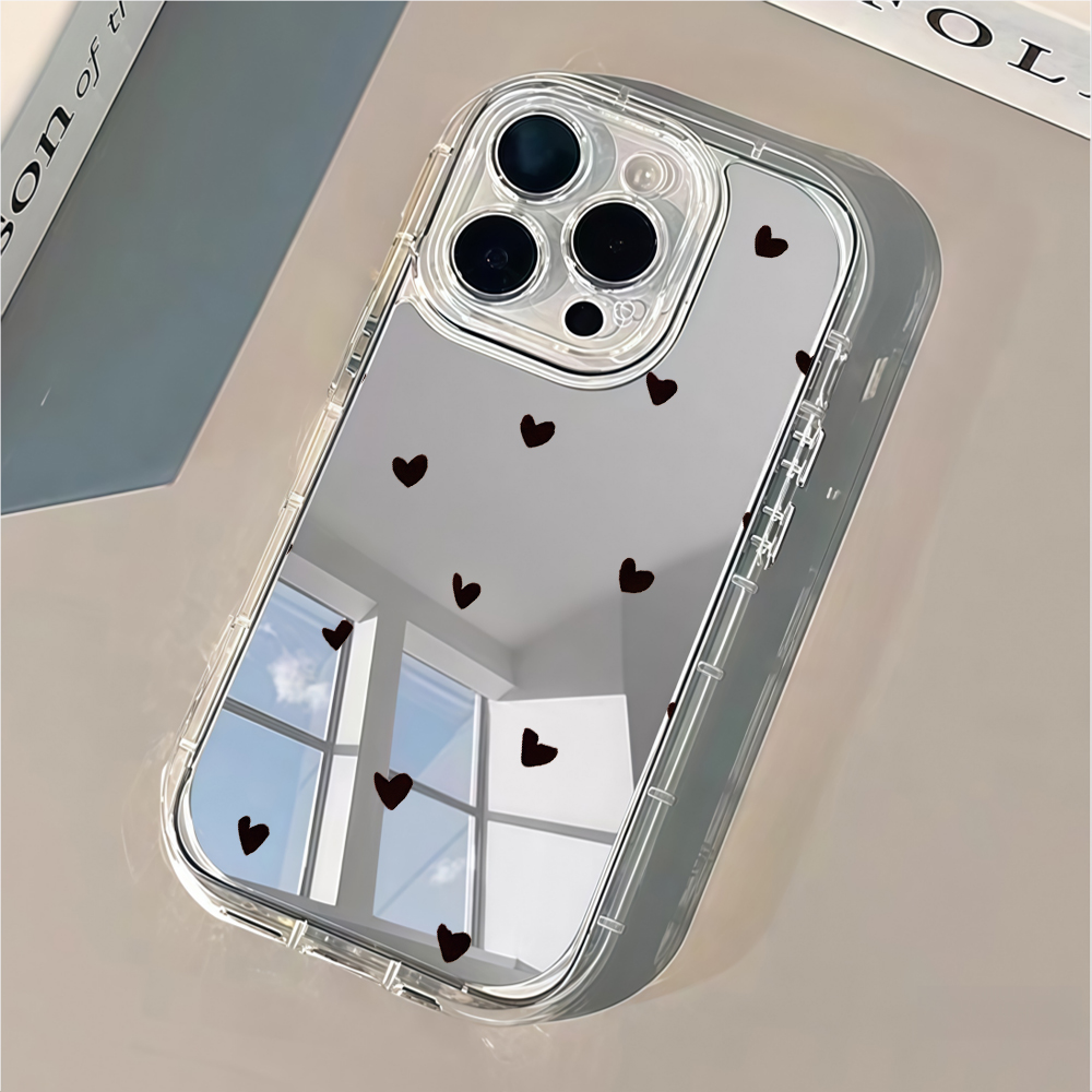 Taze Tatlı Siyah Aşk Kalp Ayna - Phone Cases Like Loopy incelemesi ve fiyatı
