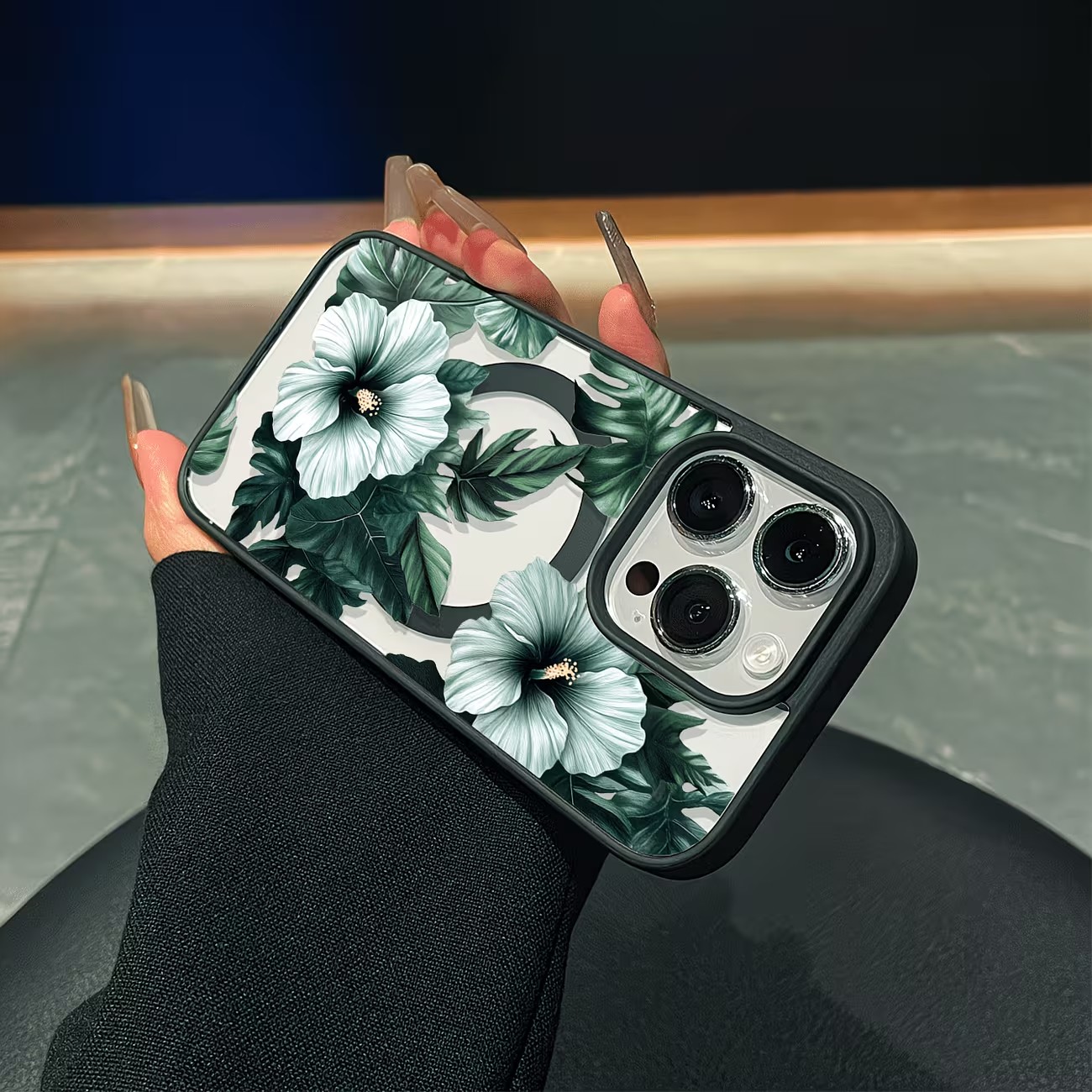 Yeşil Çiçek Desenli Telefon Kı - Phone Cases Xs Max incelemesi ve fiyatı
