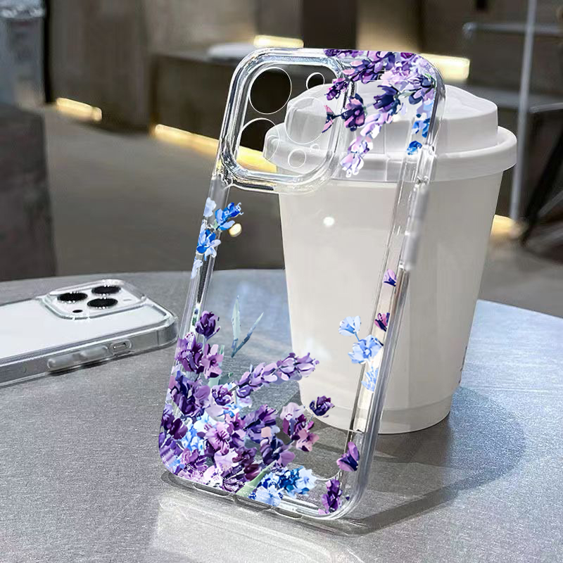 Mor Çiçekli Yumuşak TPU Telefo - Phone Cases Xs Max incelemesi ve fiyatı