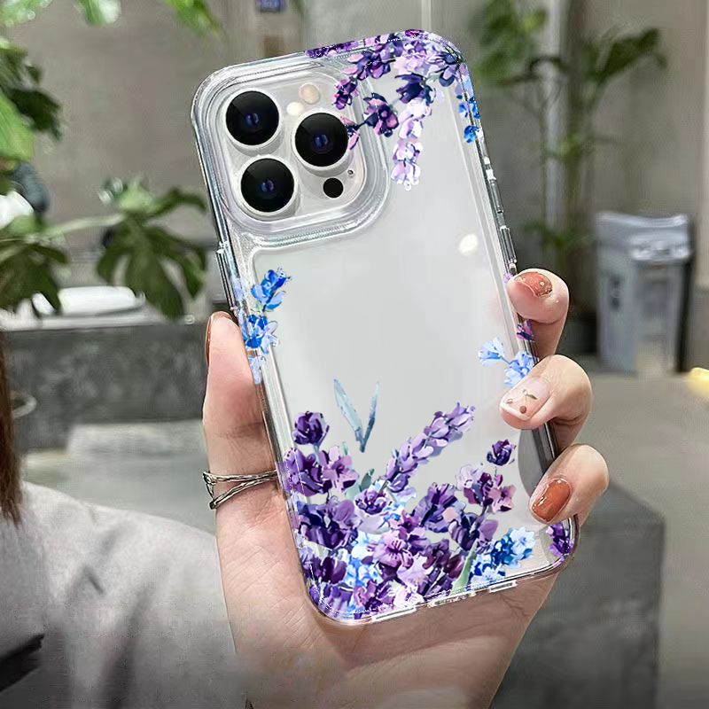 Mor Çiçekli Yumuşak TPU Telefo - Phone Cases Xs Max incelemesi ve fiyatı